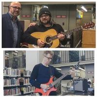 This year the MIC was spotted on the town with two members of Wilco - Jeff Tweedy (top) & composer and guitarist Nels Cline (bottom.)